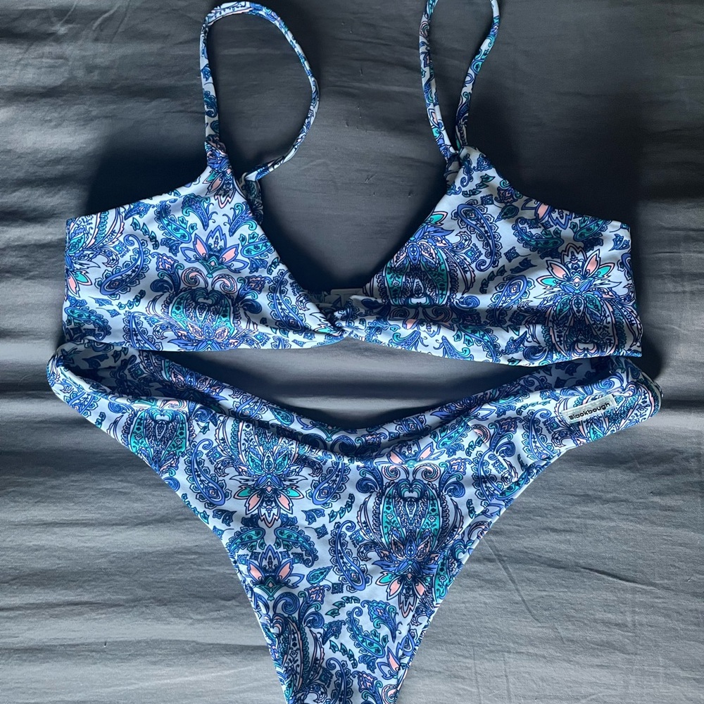 Blackbough swimsuit in paisley haze